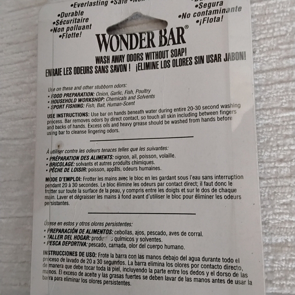 Wonder Bar Odor Removing Steel Bar Soap Shaped - Picture 3 of 5